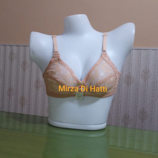 C Cup Bra Non Wired Soft Net With Mesh Lining 743 Ok Noor