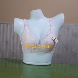 8318 Double Lyre Thin Padded Net Strapless C CUP Bra.