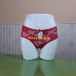 Floral Panty Soft Net High Waist Panty See Through 87178