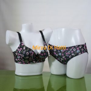 Bra With Thong Panty Strapless Thin Padded B Cup 2330