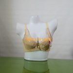 Thin Half Double Layered Padded B Cup Bra Soft Net Underwire 266