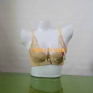 Thin Half Double Layered Padded B Cup Bra Soft Net Underwire 266
