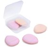 Finger Puff Waterdrop Shape Professional Air Cushion Puff Set Of 05 With Box