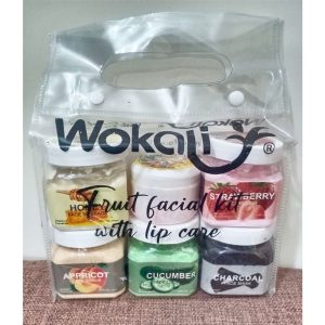 Wokali 6 Steps Fruit Facial Kit With Lip Care
