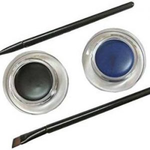 M71 Maliao Smudge Proof Water proof Long Wear Gel Eyeliner Blue & Black with Set of Brush