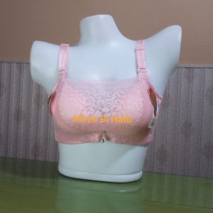 8020 Tube Top Thin Pad Cup Bra Printed Breathable Comfortable Deep U Back Maternity Bra