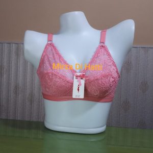 Net Bra Without Wire Cotton Half B Cup Lining 1733