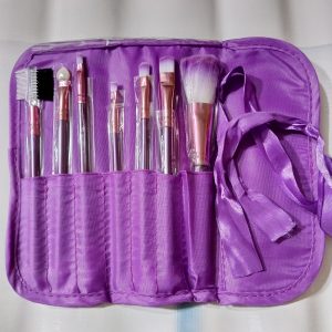 Eye Makeup Brushes 07pcs Set Professional Set Eyeshadow With Purple Case