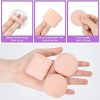 Face Makeup Sponge Soft Round,Square and Triangle Makeup Puff 03 in 1