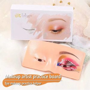 Silicone Makeup Training Board to Practicing Makeup for Face and Eyes
