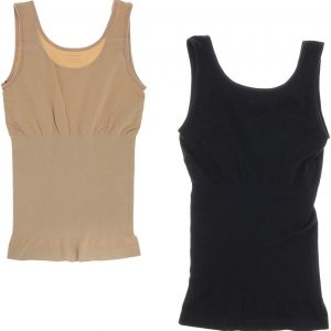 Marilyn Monroe Intimates Camisole Seamless Body Shaping Two Ways Wear Wide Strap Tank Top