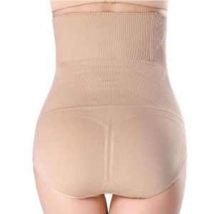 Plastic Wire Supported Panty Tummy and Hip Minimizer High Waist Shaper Cotton A01