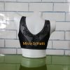 Deep V Bralette Sexy See Through Push Up Bralette Wirefree ZL20