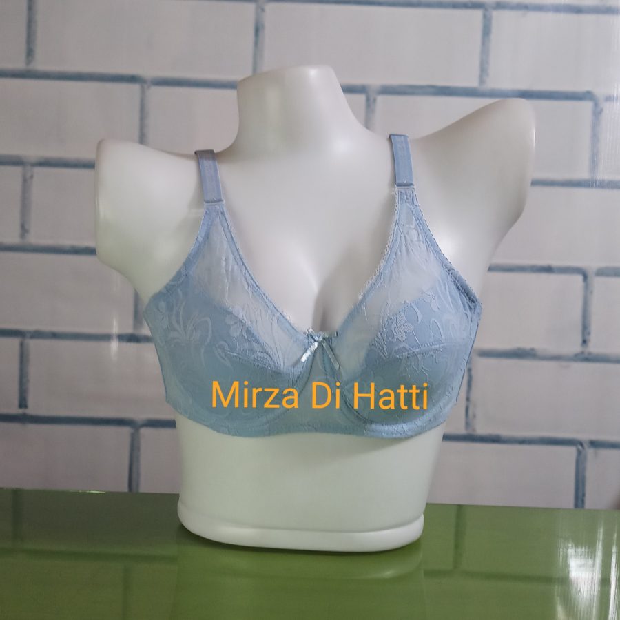 Soft Net Underwired C Cup Bra With Half Cup Lining 3318 - mirzadihatti