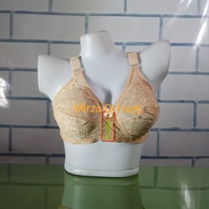 Soft Cotton Hosiry Fabric Half Net Imported Style Bra for Women Multi Color  - 03 Hooks Cotton Bra for Girls Ladies Under Garments