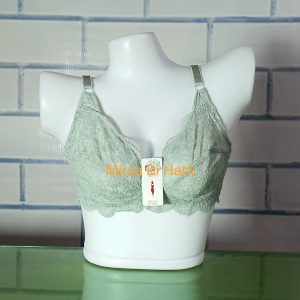 Galaxy Soft Net Bra Without Wire Full D Cup With Mesh Lining 22003