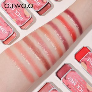 Face Blusher High Pigment Makeup Cream Multiple Uses for Cheek Lips Eyes O.TWO.O 9139