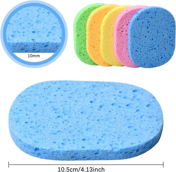 Cleansing Sponges for Face,Reusable for Cleaning Makeup, Cosmetic and Spa Mask 02 Pcs www.mirzadihatti.com