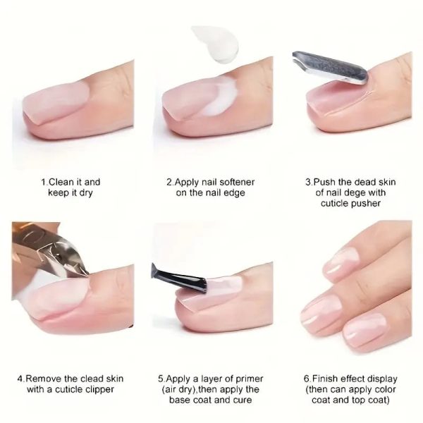 Cuticle Remover Gel and Soak Off Nail Gel Polish Remover 150 ml