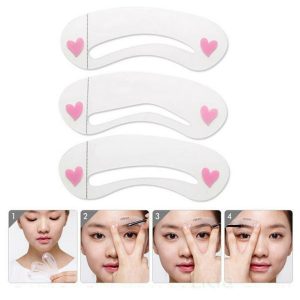 Makeup Eyebrow Stencils for Eyes Reusable DIY Drawing Guide Card