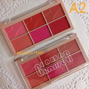 Contour & Blusher Powder 06 Color Grooming Palette Romantic Color