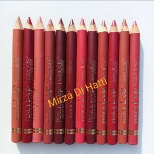 Feraas Lip Pencil Lip Liner Waterproof Different Shades Long-lasting 12pc Per Set