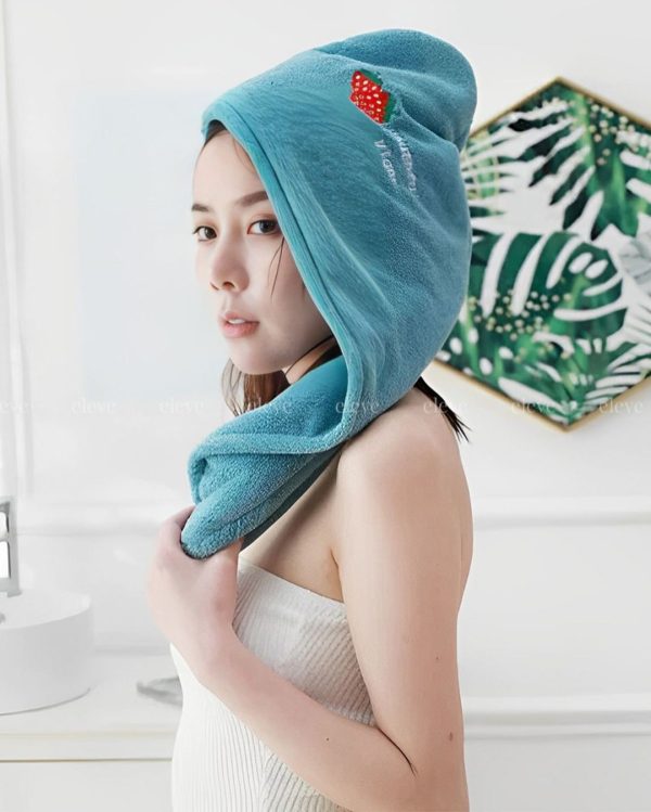 Hair Shower Towel Twist Women’s Soft Towels for Hair Turban Wrap Drying Head Towels