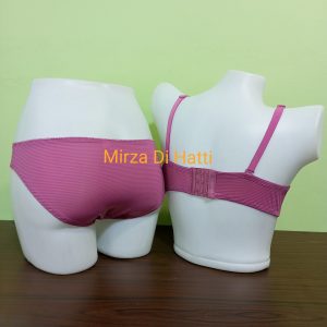 Bow Bra Knot Bra Star Stone Embedded Strap Thin Padded Push up Bra Set 0961