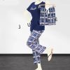 Cami top Trousers and Short Nightwear Set Comfort & Style 03 In 01 DO271
