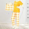Cami top Trousers and Short Nightwear Set Comfort & Style 03 In 01 DO271
