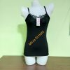 Cottton Net Camisole Lace Embedded Tank Top 094