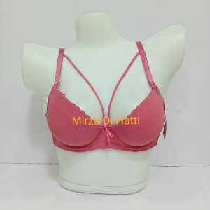 Double Strap Bra Padded Stylish Support with a Flirty Touch 9124