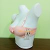 Half Cup Light Padded Pushup Bow Bra A Cup Bra with Floral Strap 84025 Pink Front