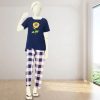 Top Trousers Floral Super Soft Cotton Nightwear Set Comfort & Style 2 In 1